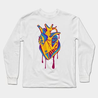 Triad Musical Heart Long Sleeve T-Shirt